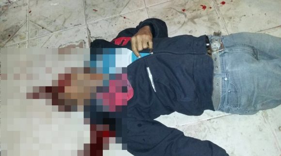 Vítima de homicídio na cidade de Poxoréo - Foto : Rede Social
