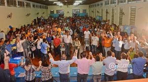 Povo participa do lançamento da campanha para prefeito do candidato José Carlos do Patio - Foto : Messias Filho / AGORA MT