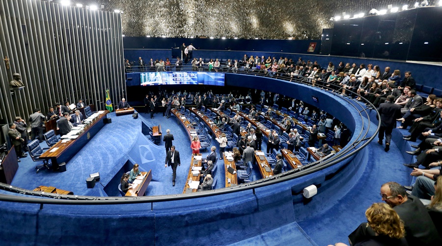 Imagem: Plenário do Senado durante sessão deliberativa
