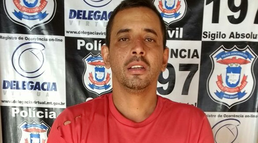 Detido em Alto Araguaia - Foto: PC