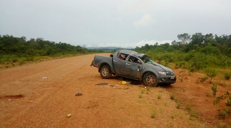 Imagem: Acidente na estrada que da acesso ao aeroporto de Poxoréu 03