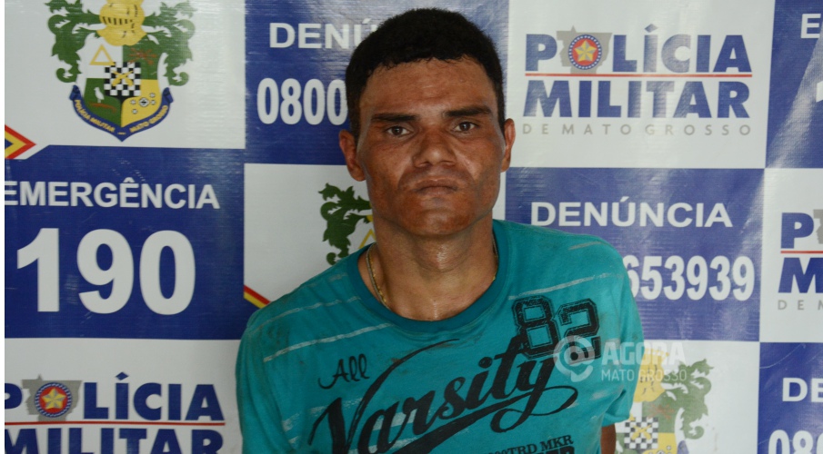 Ronivaldo de Carvalho é fugitivo da cadeia pública de Primavera do Leste e tinha mandato de prisão em aberto - Foto: Varlei Cordova / AGORA MT