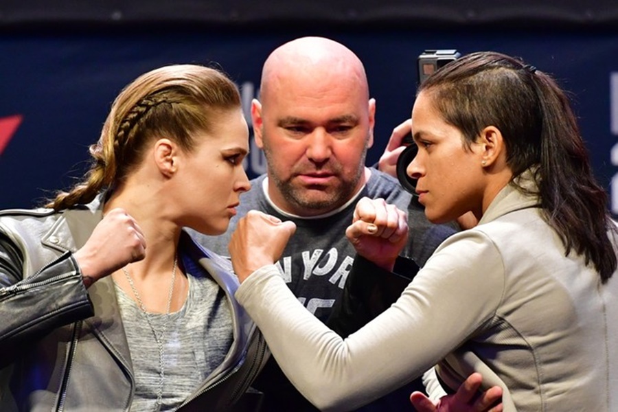 Imagem: Ronda e Amanda UFC