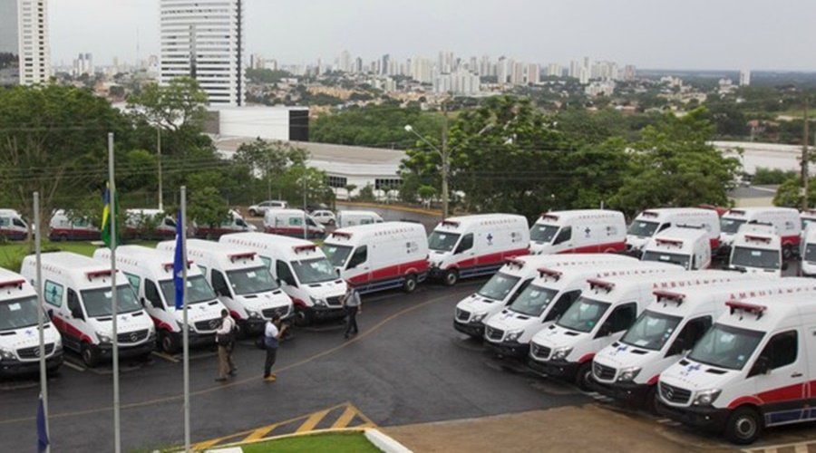 Imagem: ambulancia são distribuídas no MT
