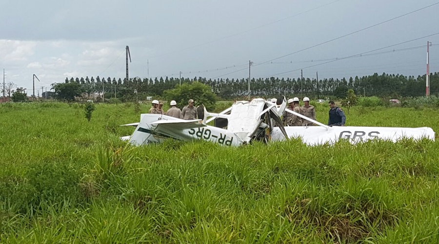 Queda de avião na cidade de Tangara da Serra - Foto : Rede Social