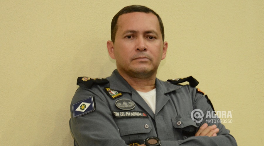 Adnilson de arruda Tenente Coronel da Polícia Miliar - Foto : Messias Filho / AGORA MT