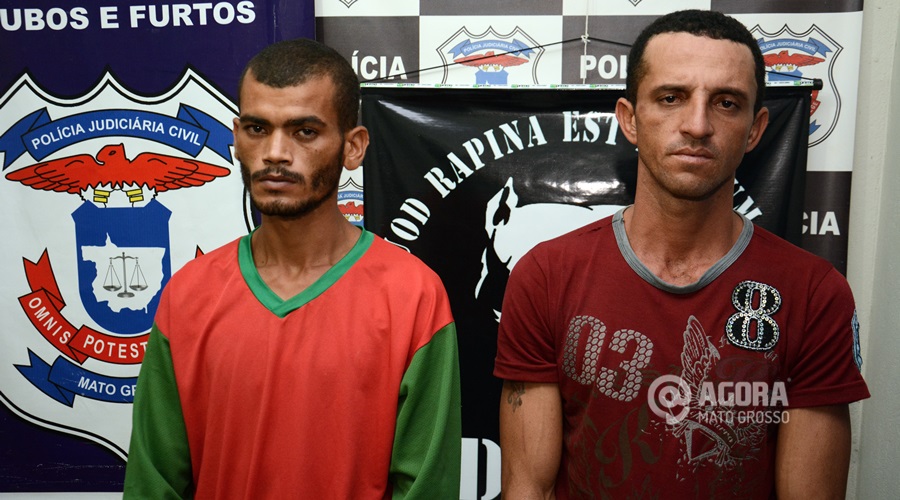 Suspeitos de envolvimento em tentativa de roubo em São José do Povo - Foto : Messias Filho / AGORA MT