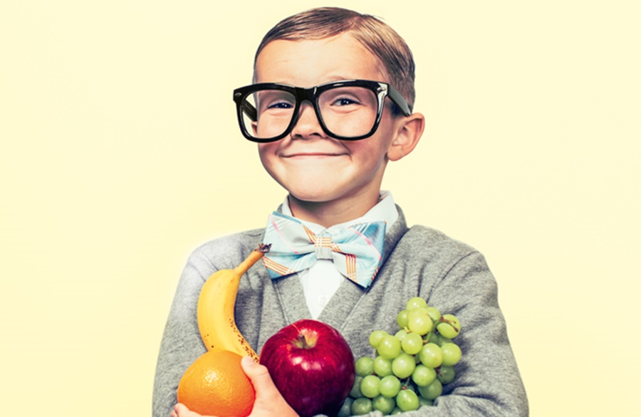 Imagem: Crianças frutas