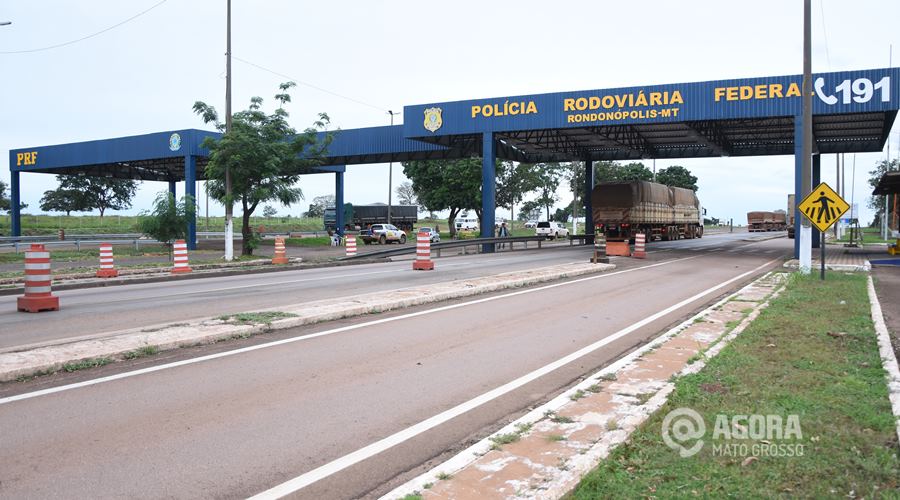 Posto 201 da PRF Rondonópolis - Foto: Varlei Cordova / AGORA MATO GROSSO