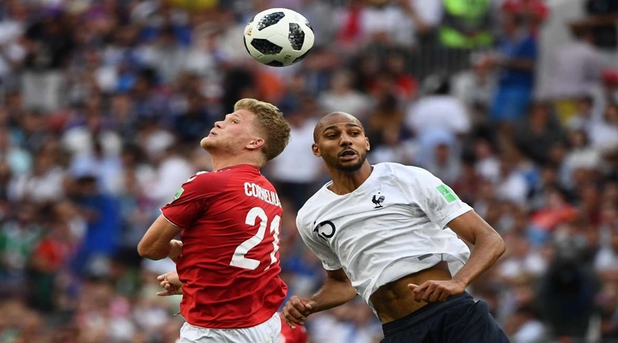 Dinamarca e França se enfrentaram e empataram de 0 a 0 - AFP PHOTO / Jewel SAMAD