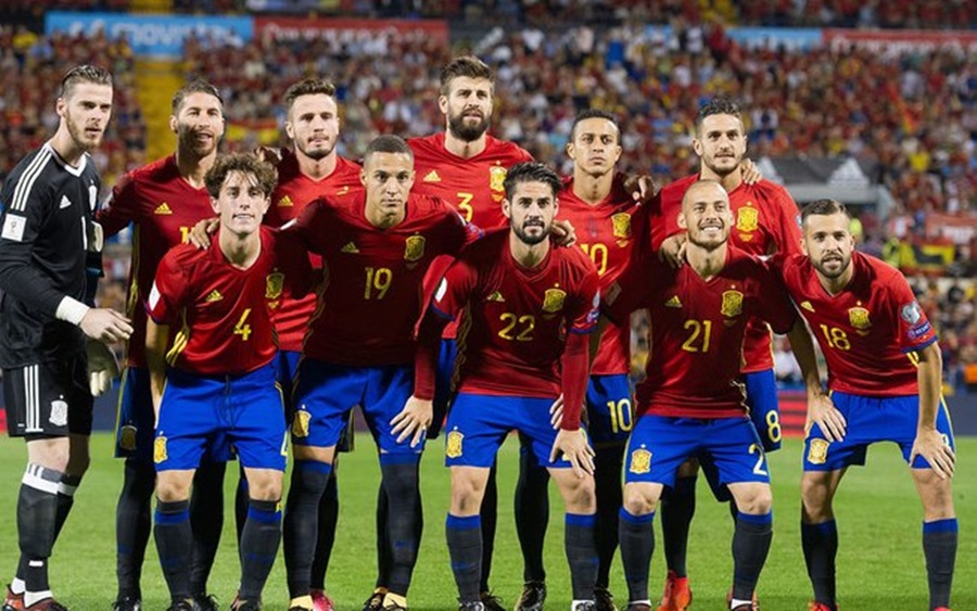 Imagem: time da Espanha