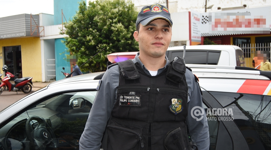Felipe Cordeiro 2° tenente oficial CPU - Foto: Messias Filho / AGORA MATO GROSSO
