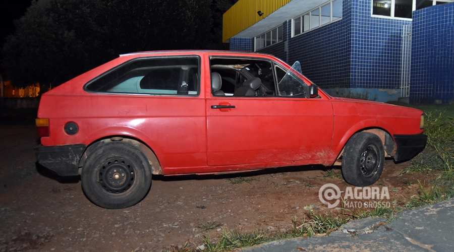 Veículo que os suspeitos usavam - Foto: Messias Filho / AGORA MATO GROSSO