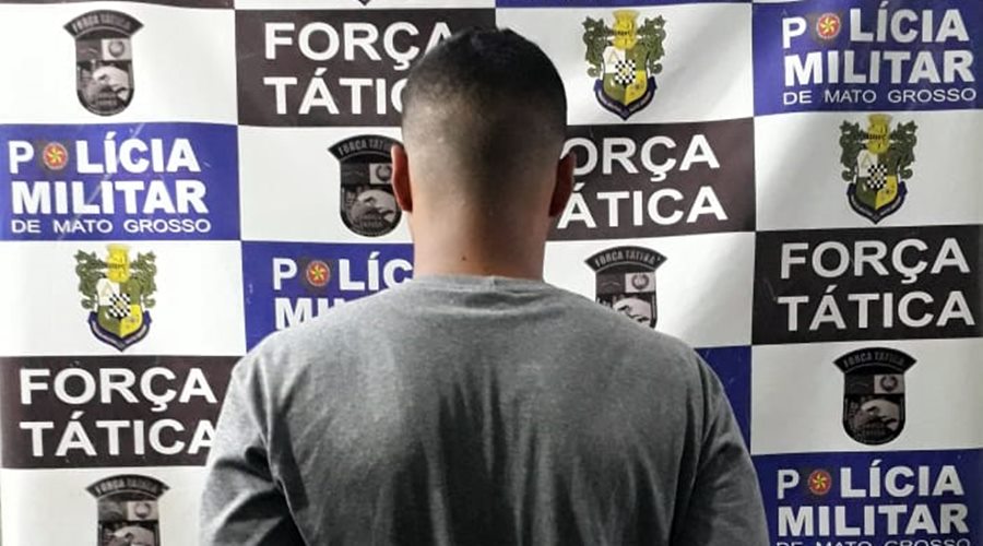 Imagem: Suspeito detido por roubo no Jardim das Violetas