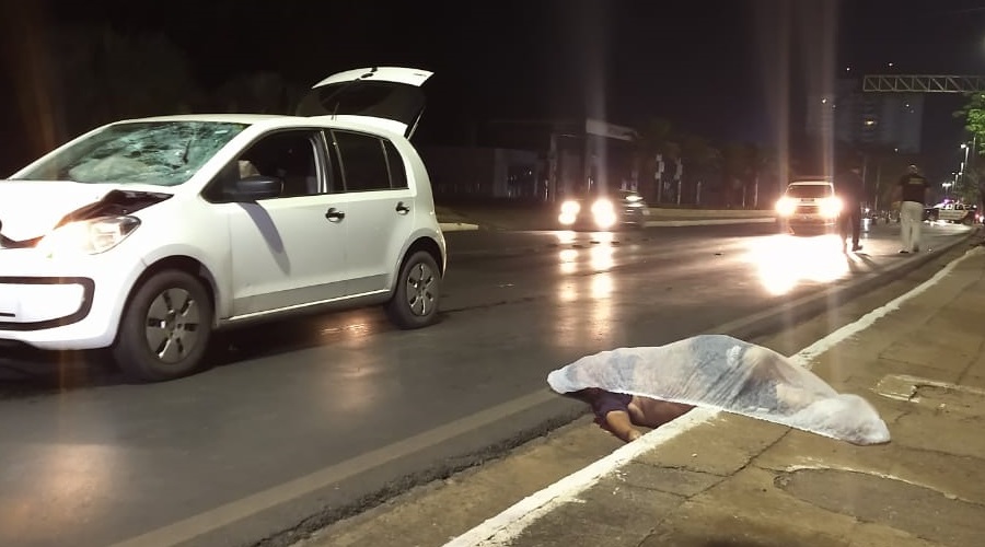 Imagem: atropelamento 1 Vigilante morre ao atravessar a rua para falar com colega em Cuiabá