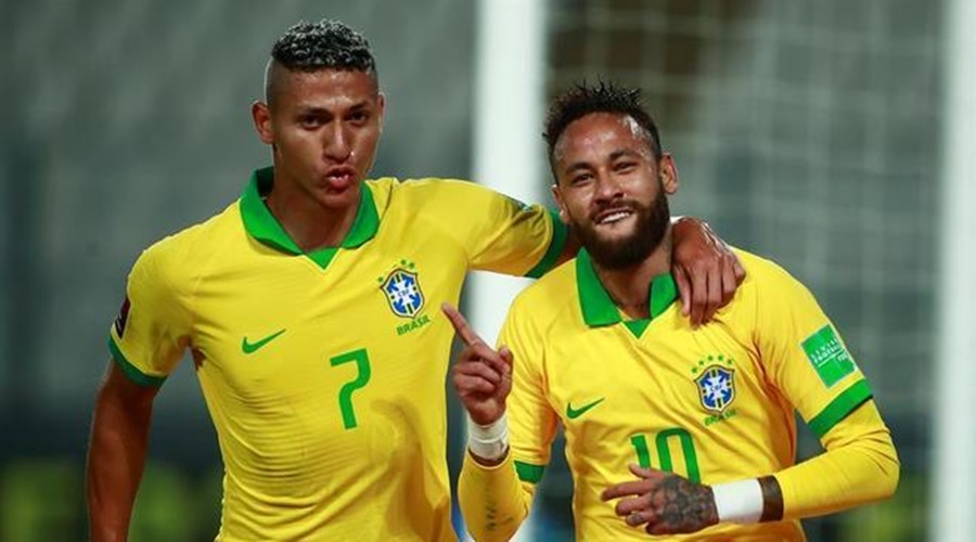 Imagem: nEYMAR Neymar faz três gols em vitória contra o Peru