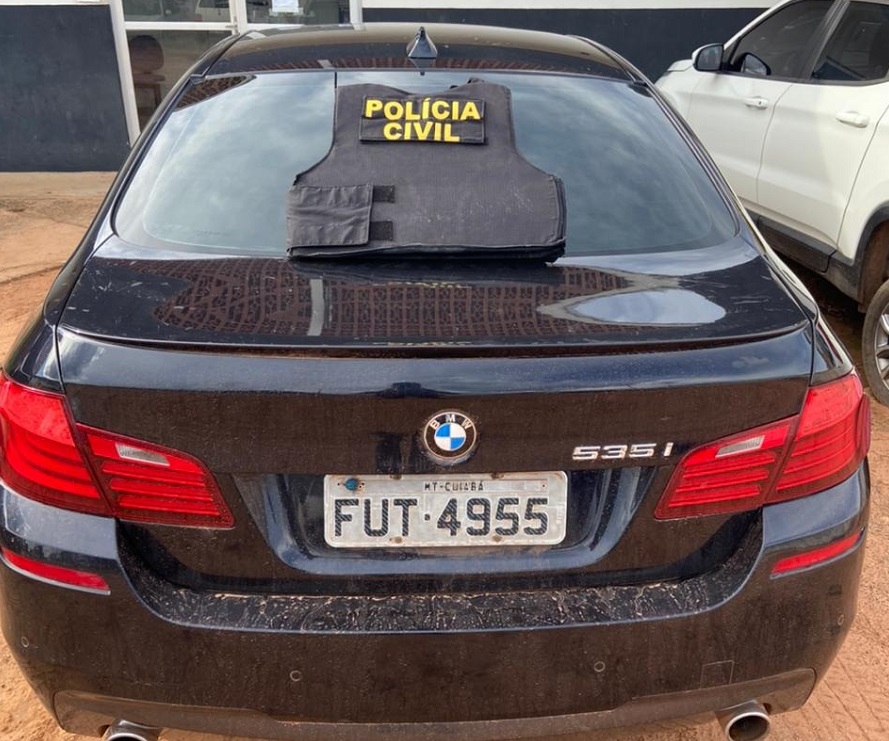 Imagem: BMW roubada BMW roubada em Cuiabá é recuperada pela Polícia Civil em Guiratinga
