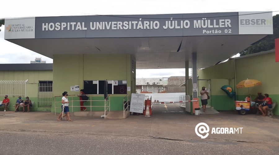 Imagem: Hospital Universitario Julio Muller Hospital Universitário Júlio Muller está com enfermarias e UTI's lotadas