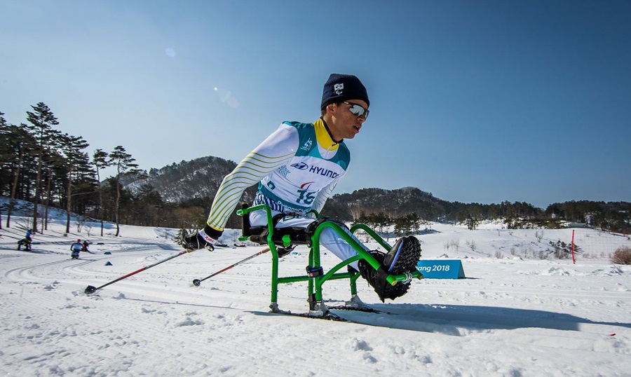 Imagem: cristian ribera pyeong inverno paralimpico Brasileiro vira top 3 mundial no esqui cross-country paralímpico