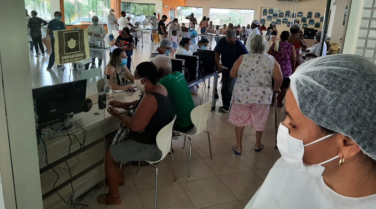 Imagem: Vacinacao Cuiaba Polícia apura falhas em ponto de vacinação contra Covid-19 em Cuiabá