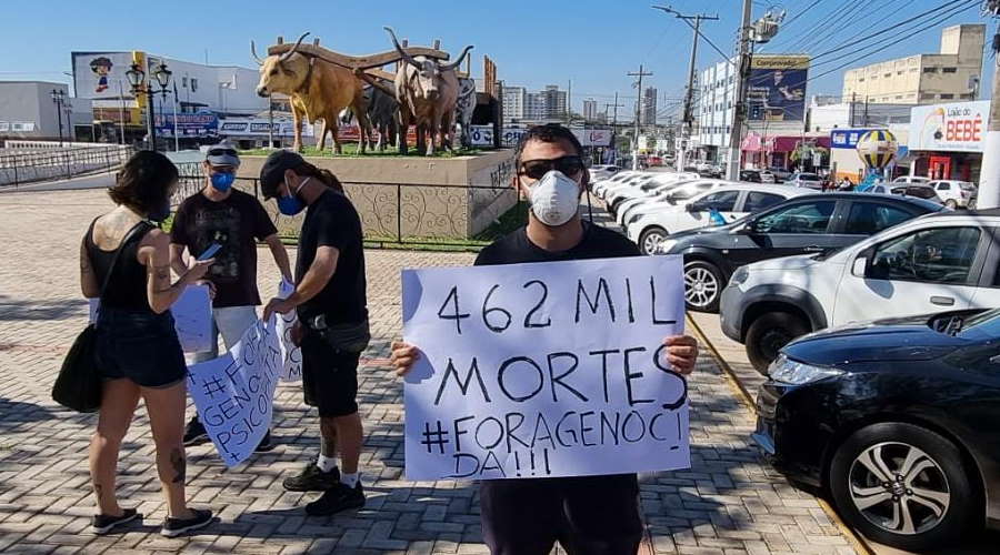 Imagem: protesto forbolsonaro roo. Manifesto em Rondonópolis atinge objetivos, dizem ativistas