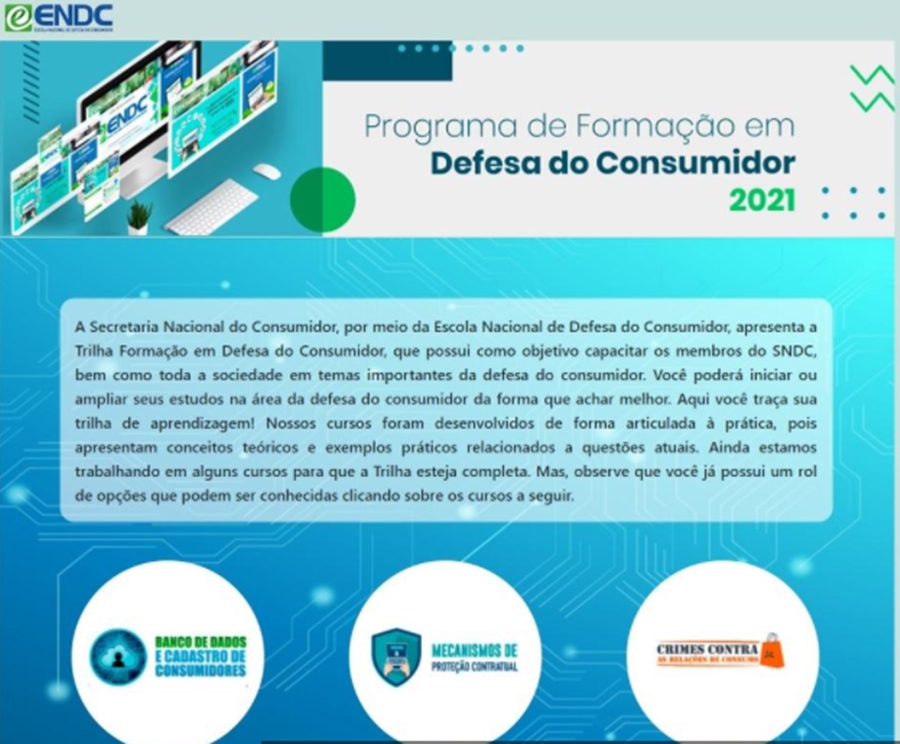 Imagem: cats 5 Escola Nacional do Consumidor abre inscrições gratuitas para 13 cursos online