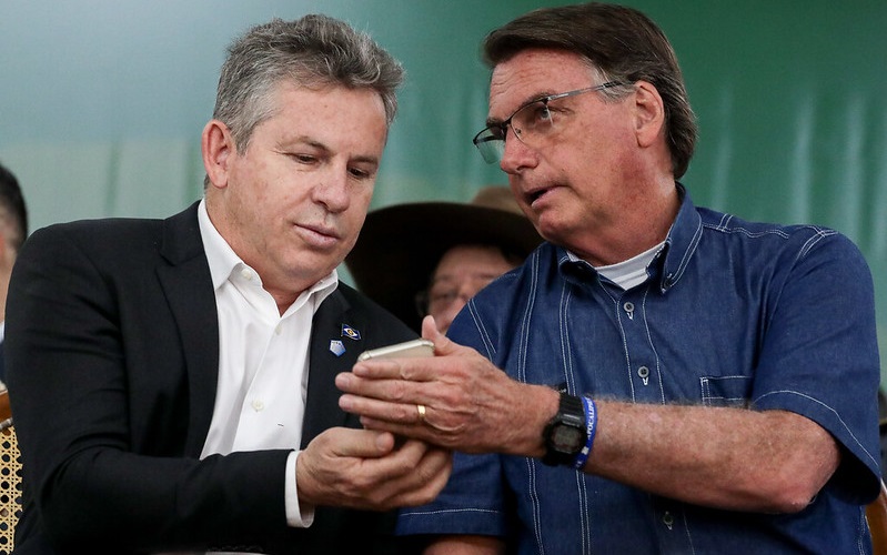 Imagem: Mendes e BOlsonaro Pró Bolsonaro, Mauro pode apoiar Wellington ao Senado