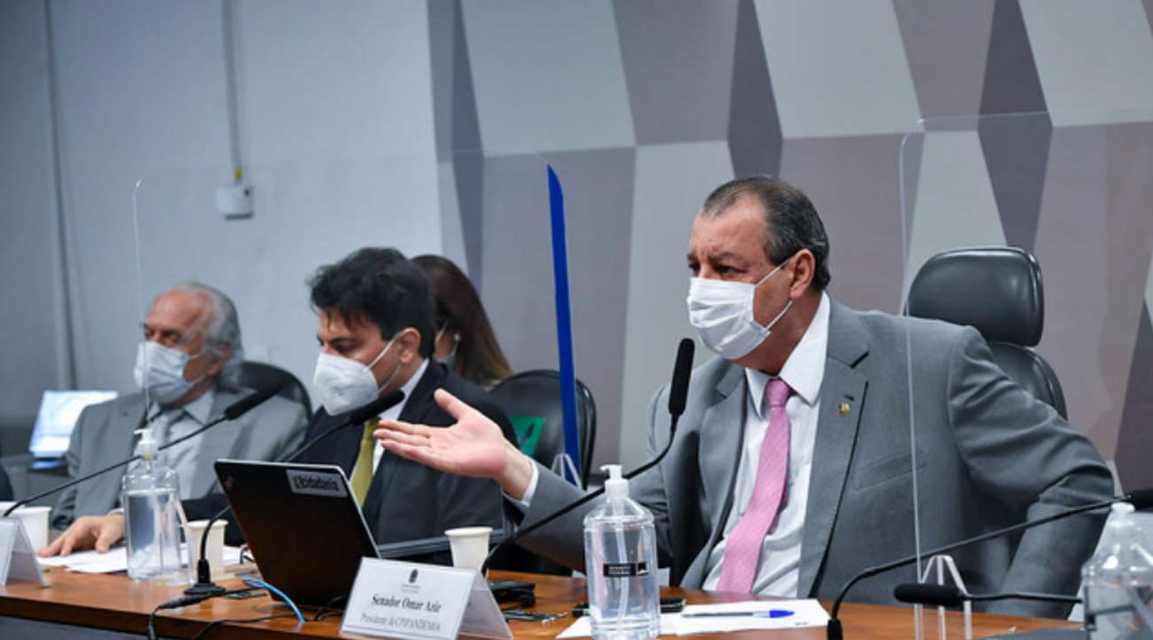 Imagem: Cpi fakhouri Senadores contestam empresário sobre fake news e medidas anticovid