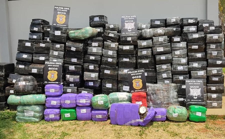 Imagem: total droga Quase cinco toneladas de maconha são encontradas em meio a carga de tutano