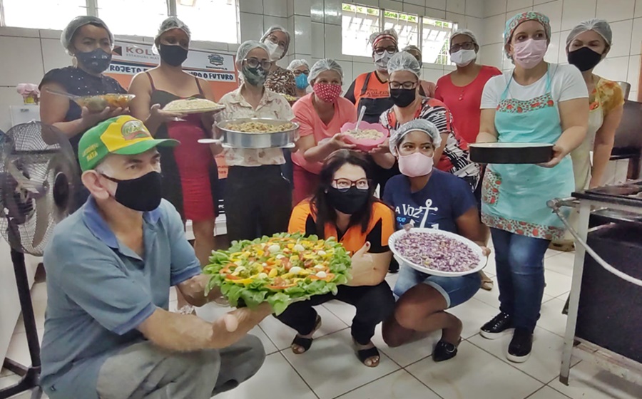 Imagem: curso cozinha Parceria entre Prefeitura e Obra Kolping realiza curso de 'Cozinha Trivial'