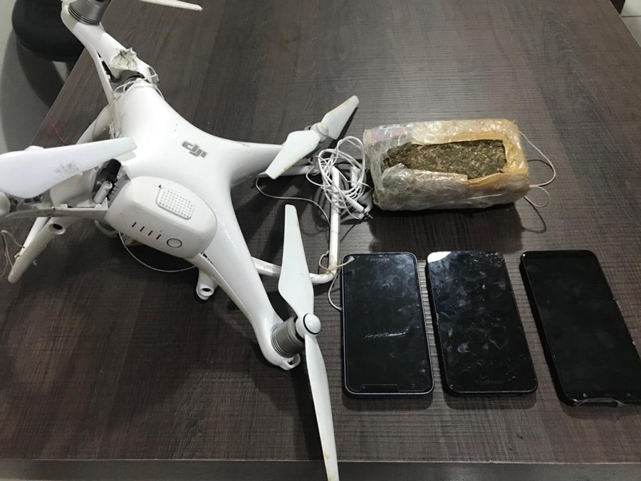 Imagem: drone Seis drones são apreendidos na Mata Grande em menos de uma semana