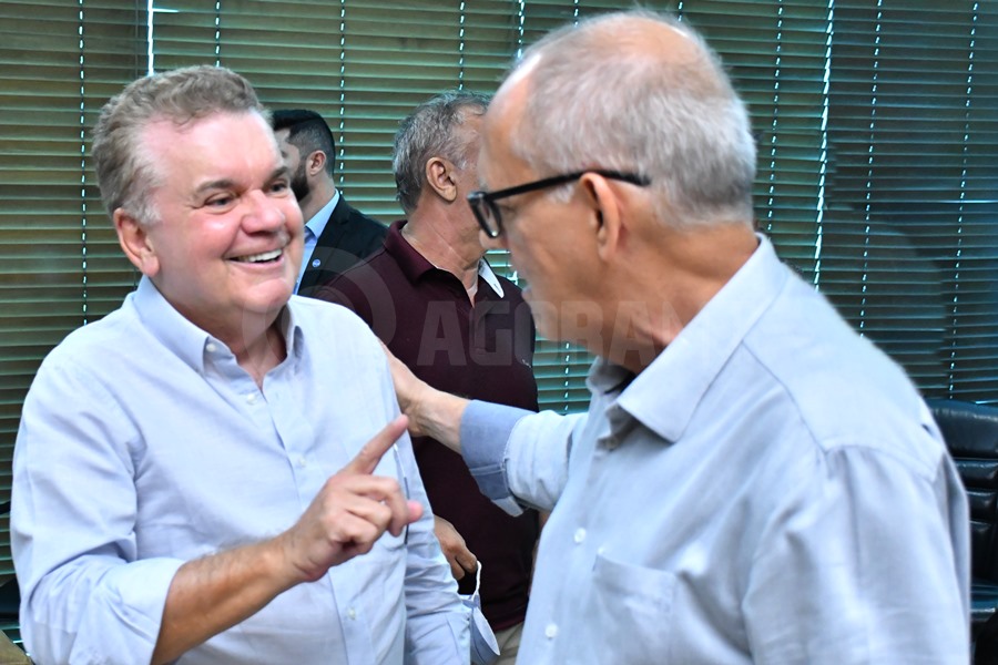 Imagem: Beto Pereira com o Prefeito Grupo atacadista anuncia investimentos de mais de R$ 150 milhões em Rondonópolis