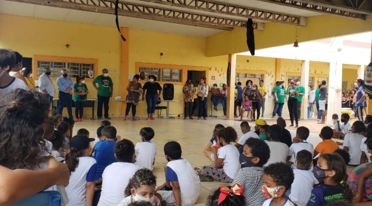 Imagem: projeto quilombo Projeto leva cultura, esporte e lazer às crianças quilombolas de Mata Cavalo