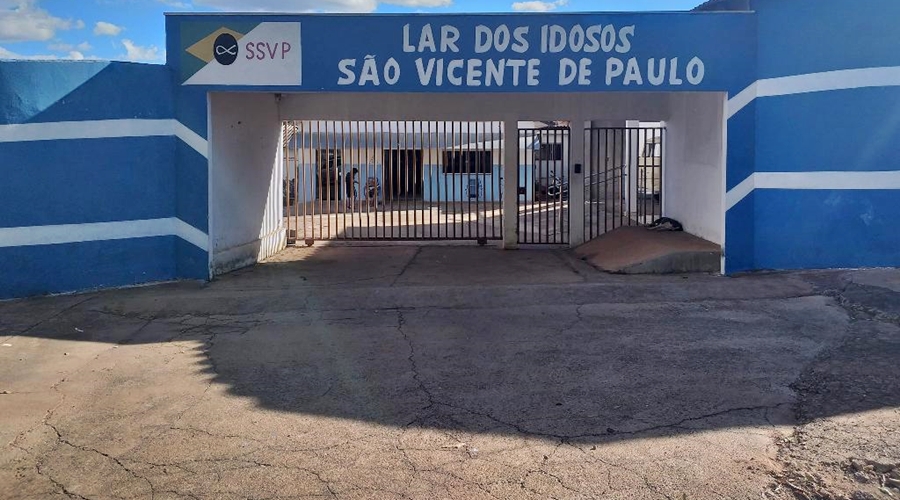 Imagem: Lar dos Idosos Sao Vicente de Paulo Fachada Sorteio mensal do Nota MT beneficia 145 instituições de 52 municípios