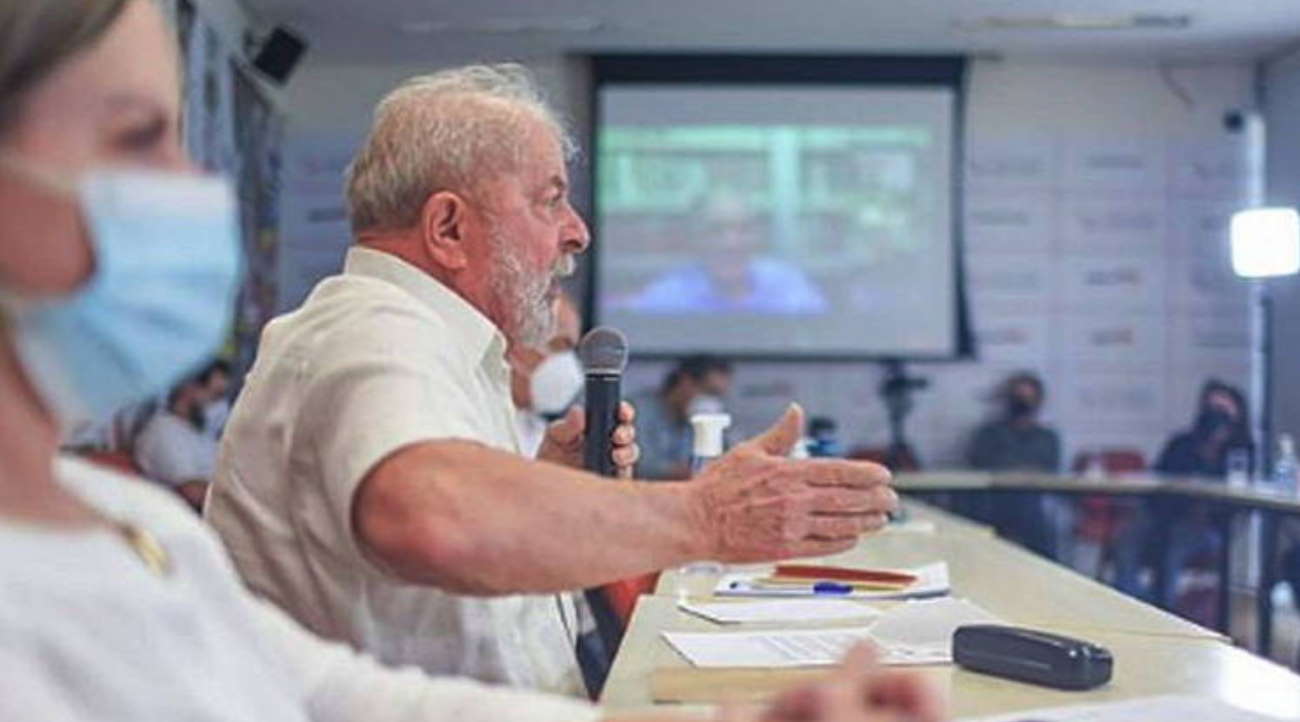 Imagem: Lula reuniao PT quer reduzir número de debates previstos na campanha presidencial