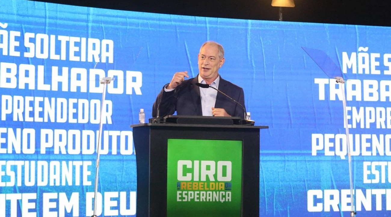 Imagem: cirogomes Ciro testa positivo para Covid-19 e interrompe pré-campanha à presidência