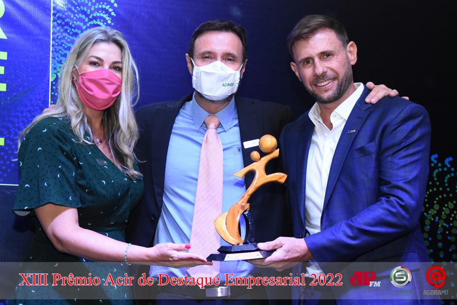 Imagem: XIII Premio Acir Destaque Empresarial 251 Thiago Sperança é eleito empresário do ano de 2021 em 13º Prêmio Acir