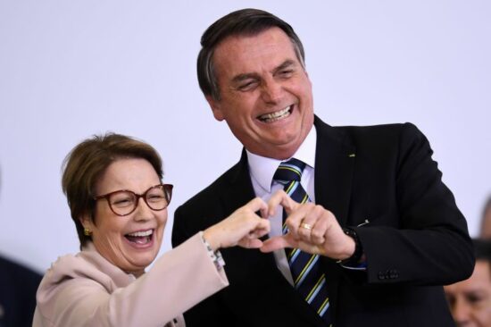 Imagem: terezaebolsonaro Sem Mourão, Bolsonaro pode emplacar Tereza Cristina a vice em 2022