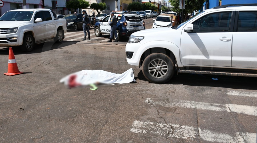Imagem: ATROPELO Idoso morre atropelado ao tentar atravessar avenida no Centro de Rondonópolis