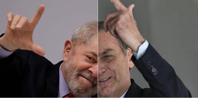 Imagem: Bolsonaro ultrapassa Lula em São Paulo em nova pesquisa