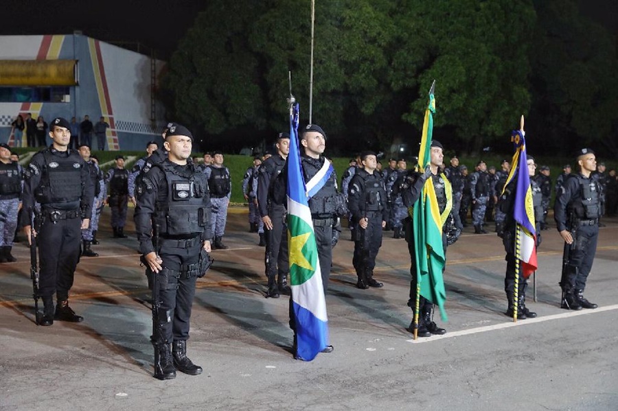 Imagem: troca de comando 2 Coronel Alexandre Mendes assume o comando-geral da Polícia Militar de Mato Grosso