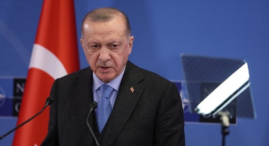 Imagem: Recep Tayyip Erdogan acredita que os paises escandinavos abriguem terroristas Turquia dirá não à entrada de Finlândia e Suécia na Otan