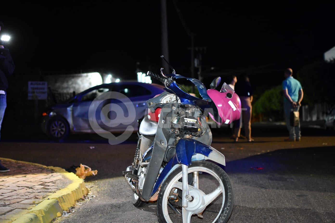 Imagem: db8794c9 76a4 4f37 94c8 227afff503d4 Colisão entre carro e moto deixa condutora e criança feridas no Jardim Guanabara