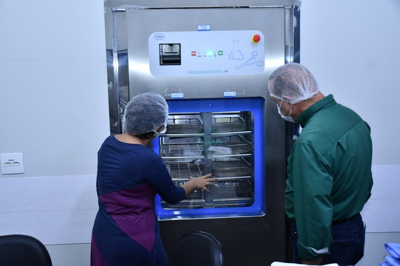 Imagem: esterilizacao1 Em visita à Santa Casa, Wellington reforça compromisso com estruturação tecnológica e parceria para hospital-escola
