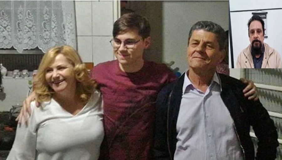 Imagem: familia Rafael Polícia prende Paulo Cupertino, acusado pela morte de ator Rafael Miguel e família