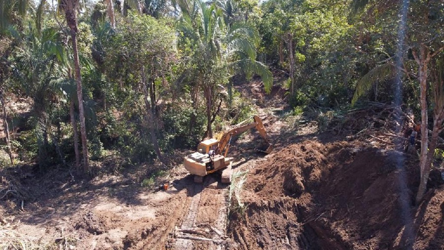 Imagem: GARIMPO ILEGAL Batalhão Ambiental da PM fecha garimpo ilegal e multa proprietário