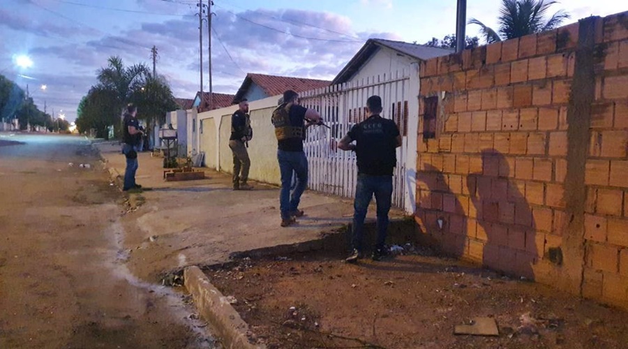 Imagem: GCCO CARTAO VERMELHO Operação | Polícia cumpre 10 mandados para apurar roubo de defensivos em fazenda