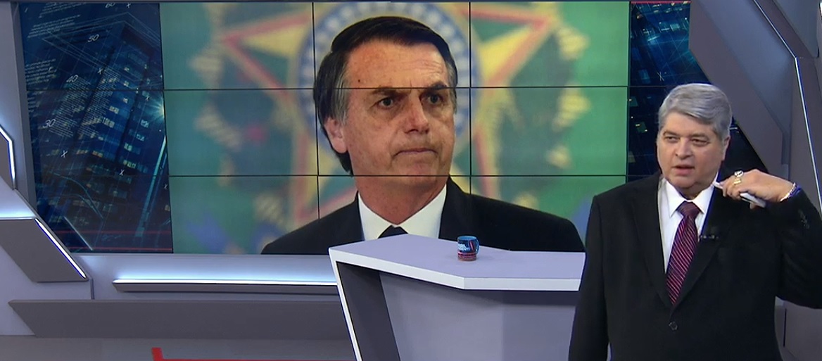 Imagem: datena Na TV, Datena agradece Bolsonaro e desiste de corrida ao Senado