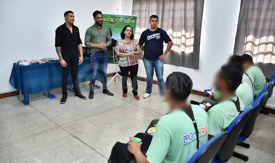 Imagem: menores curso Projeto Identidade Promoção e Autonomia (PIPA) é lançado no Socioeducativo em Rondonópolis