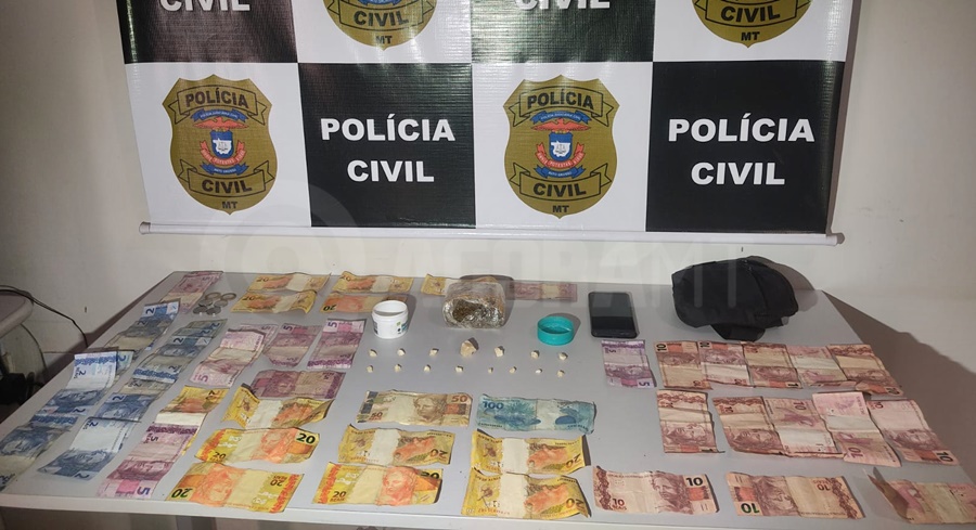 Imagem: drogas Canaa Polícia Civil prende ‘figurinha carimbada’ da Vila Canaã com drogas e dinheiro